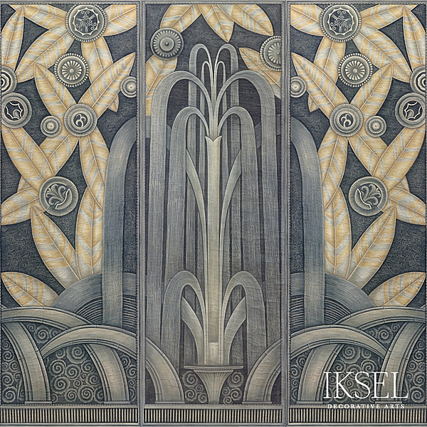 銅板　vintage Art Art Deco 